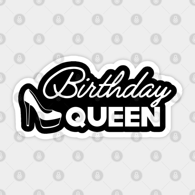 Birthday Queen Sticker by KC Happy Shop